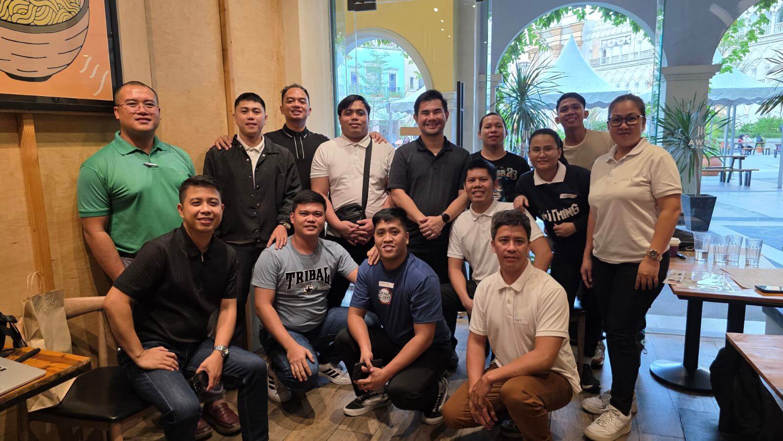 Batch photo after a client workshop