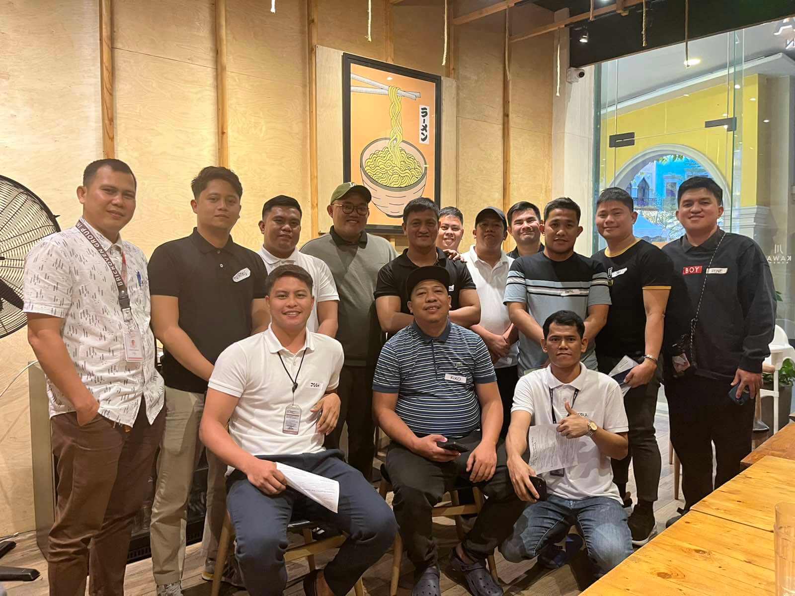 Second batch photo after a client workshop